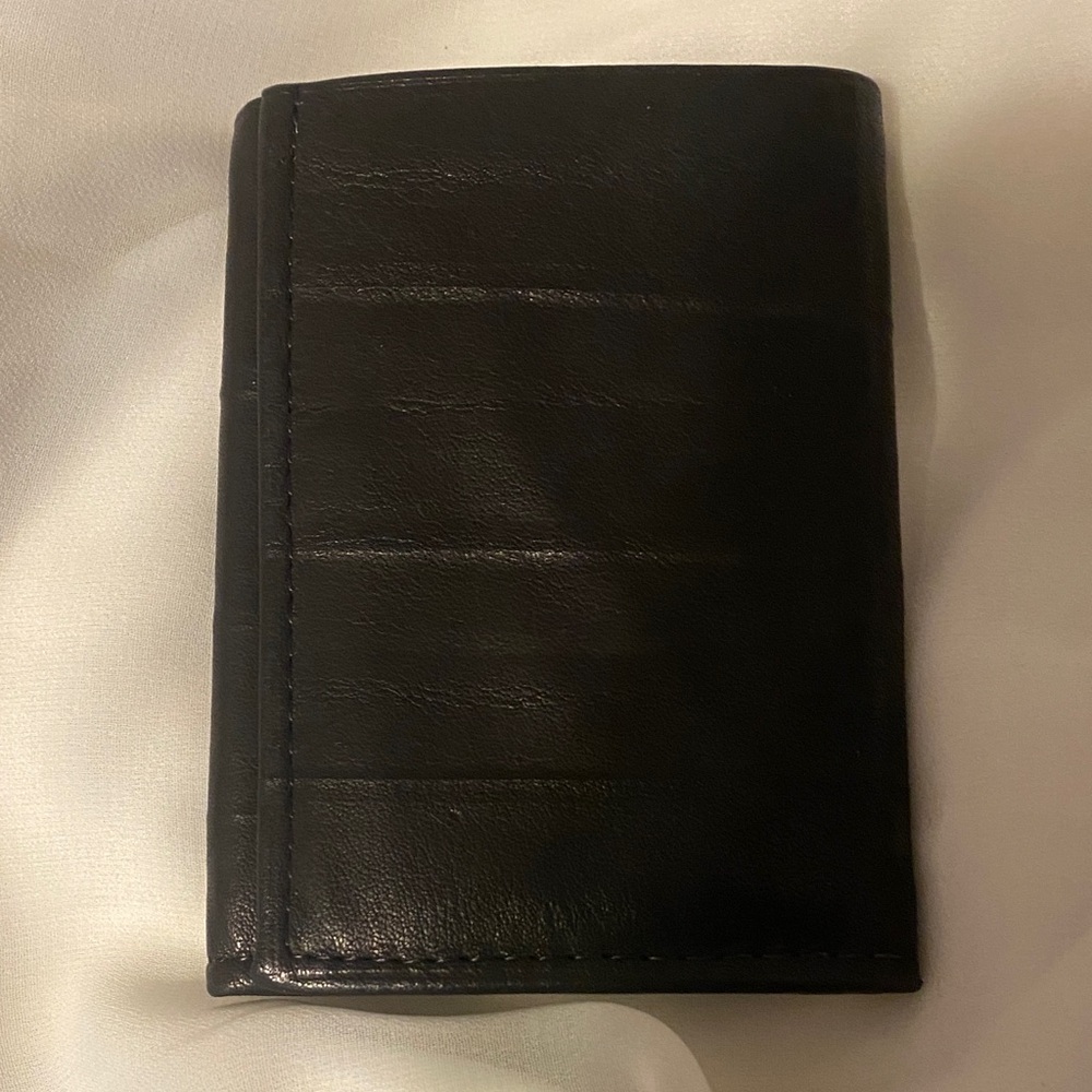 Amity Black Leather Wallet